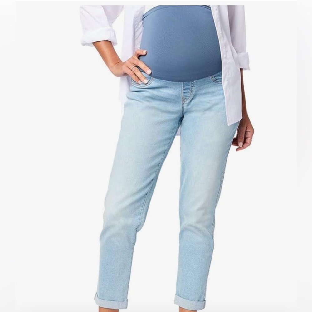 NWT Signature Gold Levi Strauss Maternity Blue Soda Springs Jeans Women's XS
